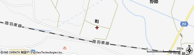 宮城県大崎市鳴子温泉町周辺の地図