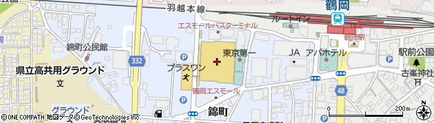 庄内交通株式会社　Ｓ‐ＭＡＬＬバスターミナル周辺の地図