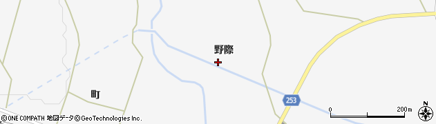 宮城県大崎市鳴子温泉野際54周辺の地図