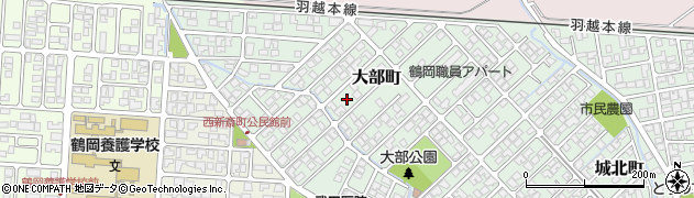 山形県鶴岡市大部町の地図 住所一覧検索 地図マピオン