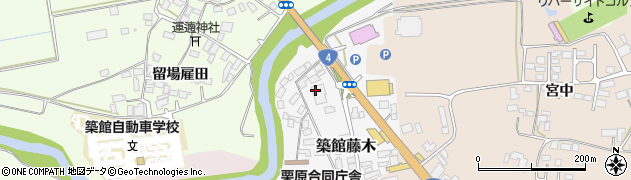 業務スーパー　築館店周辺の地図