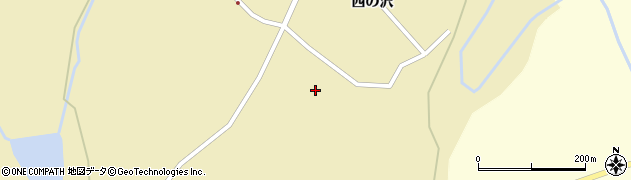 宮城県栗原市志波姫南郷西の沢39周辺の地図