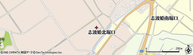 宮城県栗原市志波姫堀口滝北周辺の地図