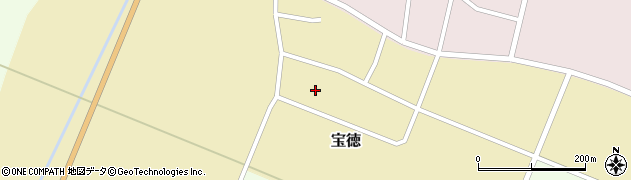山形県鶴岡市宝徳仲田周辺の地図