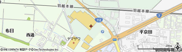 山形県鶴岡市中野京田（上大坪）周辺の地図