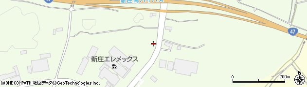 山形県新庄市福田周辺の地図