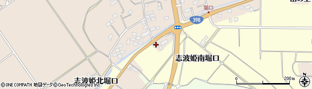 宮城県栗原市志波姫堀口西風前7周辺の地図