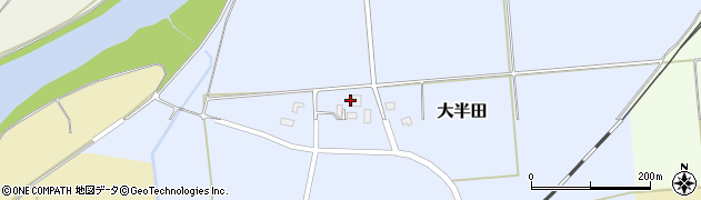 山形県鶴岡市大半田（大田）周辺の地図