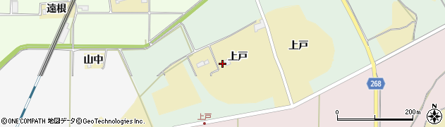 宮城県栗原市志波姫南郷上戸54周辺の地図