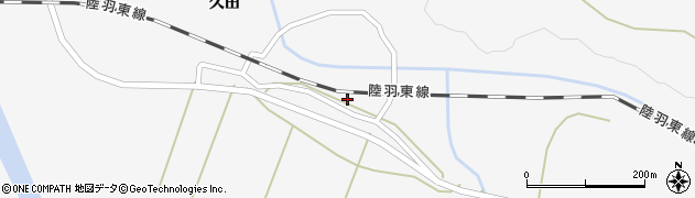 宮城県大崎市鳴子温泉久田46周辺の地図