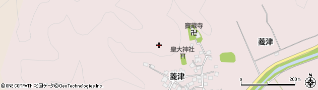 山形県鶴岡市菱津神明前周辺の地図