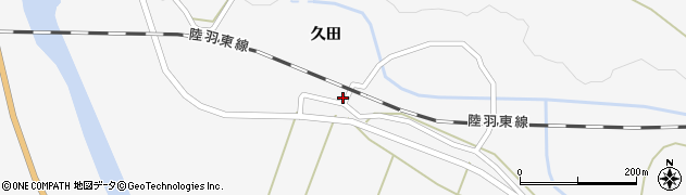 宮城県大崎市鳴子温泉久田58周辺の地図