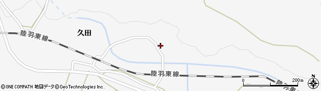 宮城県大崎市鳴子温泉久田36周辺の地図