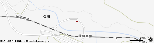 宮城県大崎市鳴子温泉久田39周辺の地図