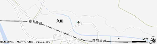 宮城県大崎市鳴子温泉久田120周辺の地図