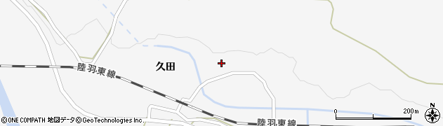 宮城県大崎市鳴子温泉久田117-1周辺の地図