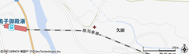 宮城県大崎市鳴子温泉久田107周辺の地図