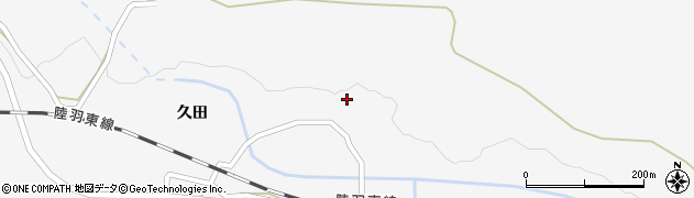 宮城県大崎市鳴子温泉久田122周辺の地図