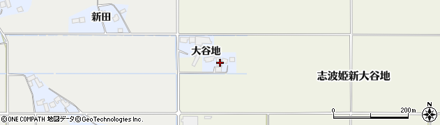 宮城県栗原市志波姫八樟（大谷地）周辺の地図