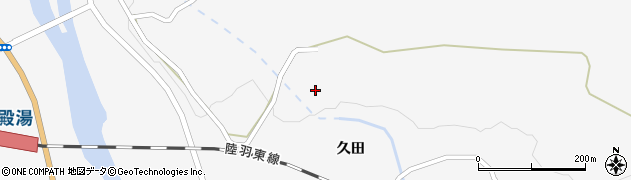 宮城県大崎市鳴子温泉久田110周辺の地図