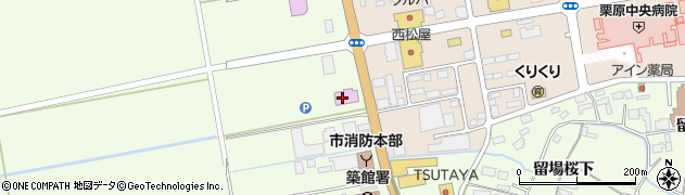 ニュー宮城築館店周辺の地図