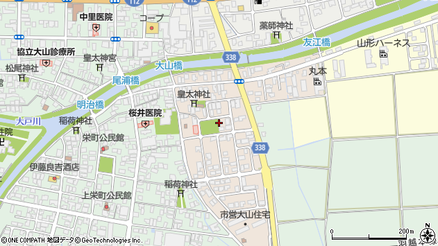 〒997-1156 山形県鶴岡市平成町の地図