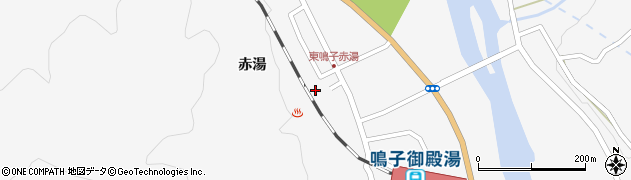 宮城県大崎市鳴子温泉赤湯17周辺の地図