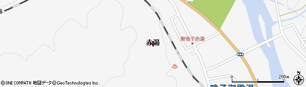 宮城県大崎市鳴子温泉（赤湯）周辺の地図