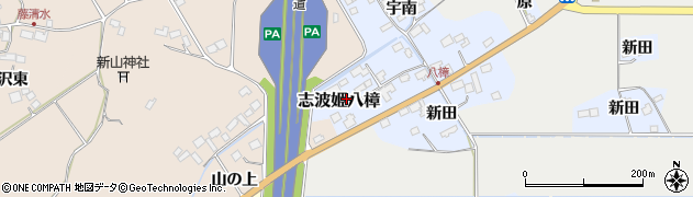 宮城県栗原市志波姫八樟周辺の地図