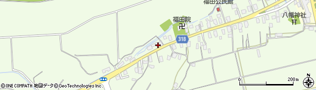 山形県新庄市福田25周辺の地図