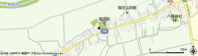 山形県新庄市福田23周辺の地図
