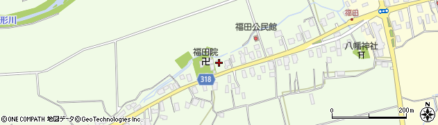 山形県新庄市福田22周辺の地図