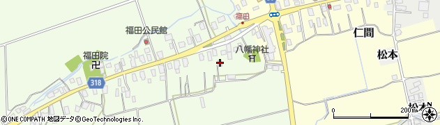 山形県新庄市福田97周辺の地図