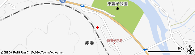 宮城県大崎市鳴子温泉赤湯31周辺の地図