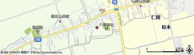 山形県新庄市福田102周辺の地図