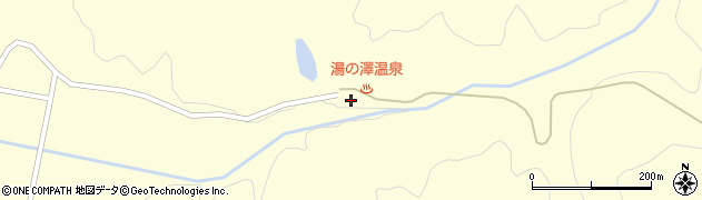 湯の澤温泉地蔵の湯周辺の地図