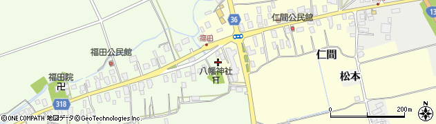 山形県新庄市福田109周辺の地図