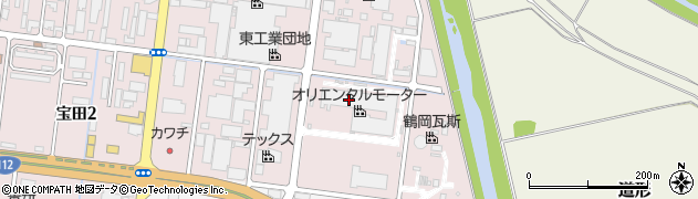 株式会社アルプス物流庄内営業所周辺の地図
