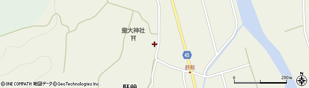 山形県東田川郡庄内町肝煎18周辺の地図