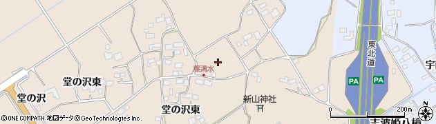 宮城県栗原市志波姫堀口（藤清水）周辺の地図