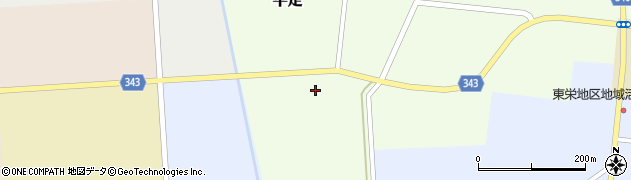 山形県鶴岡市平足（横立）周辺の地図