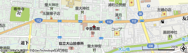 鶴岡信用金庫大山支店周辺の地図