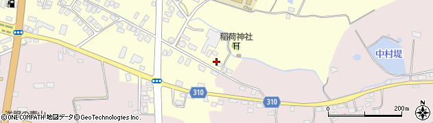 山形県新庄市金沢2182周辺の地図