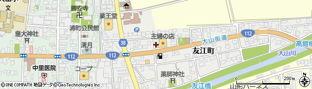 株式会社主婦の店鶴岡店　大山店周辺の地図