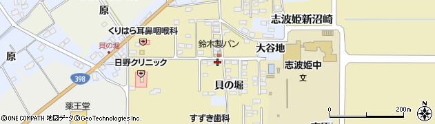 宮城県栗原市志波姫新沼崎33周辺の地図