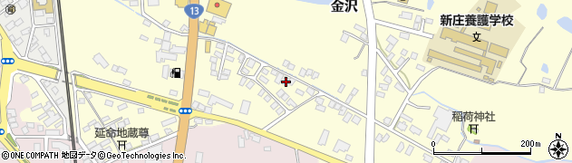 山形県新庄市金沢2157周辺の地図
