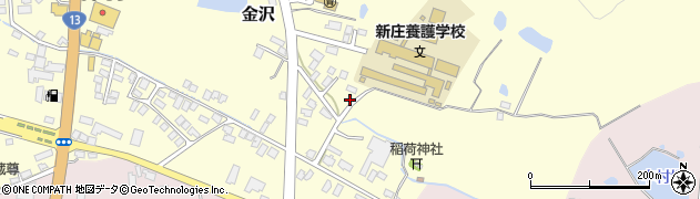 山形県新庄市金沢1956周辺の地図