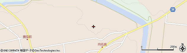 山形県戸沢村（最上郡）名高（向名高）周辺の地図