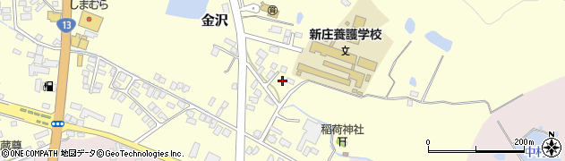 山形県新庄市金沢1958周辺の地図