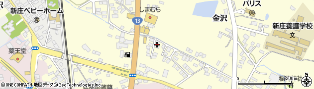 山形県新庄市金沢2149周辺の地図